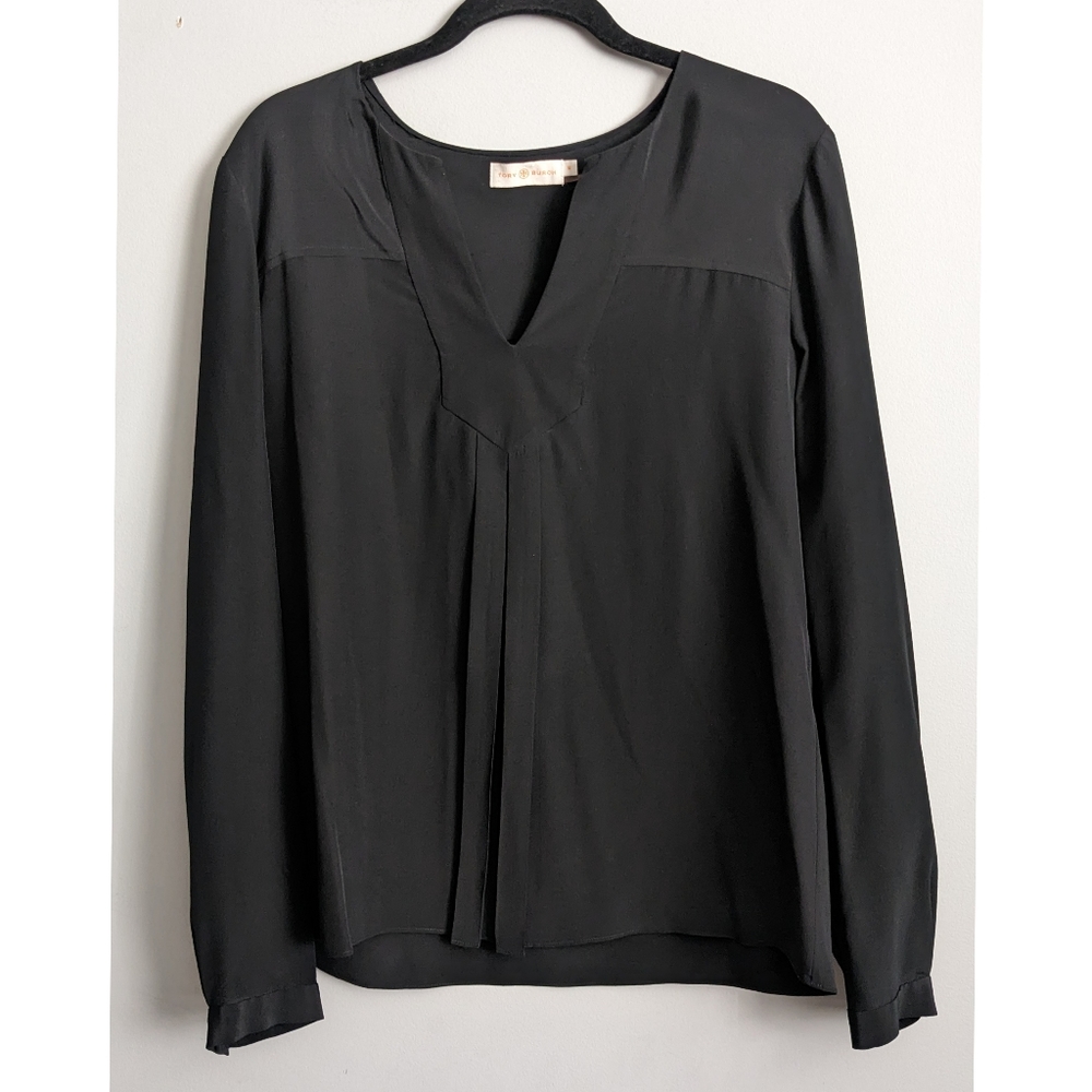 Tory Burch V neck Silk Blouse